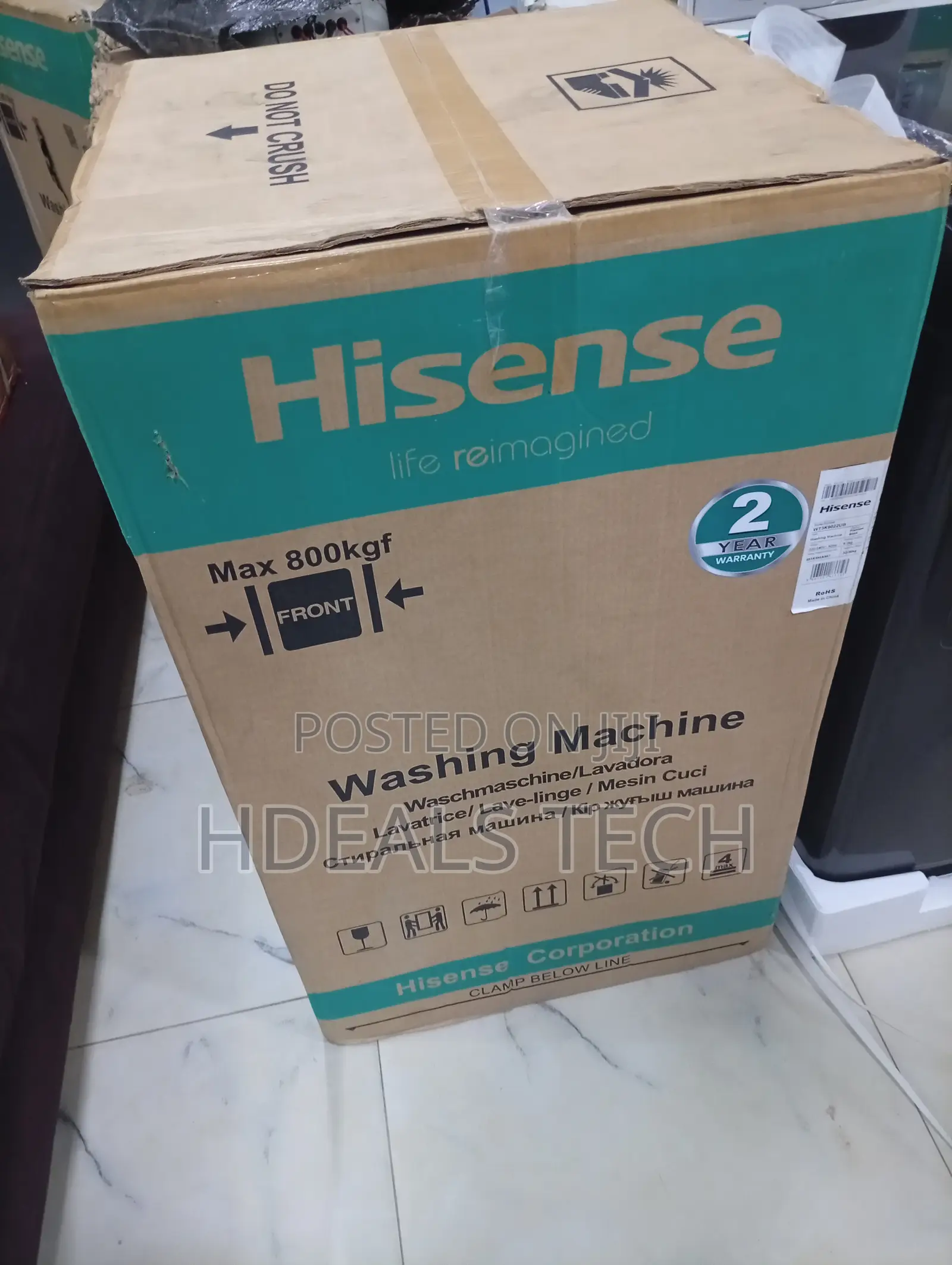 Premium Hisense 9kg Washer – Ideal for Large Families
