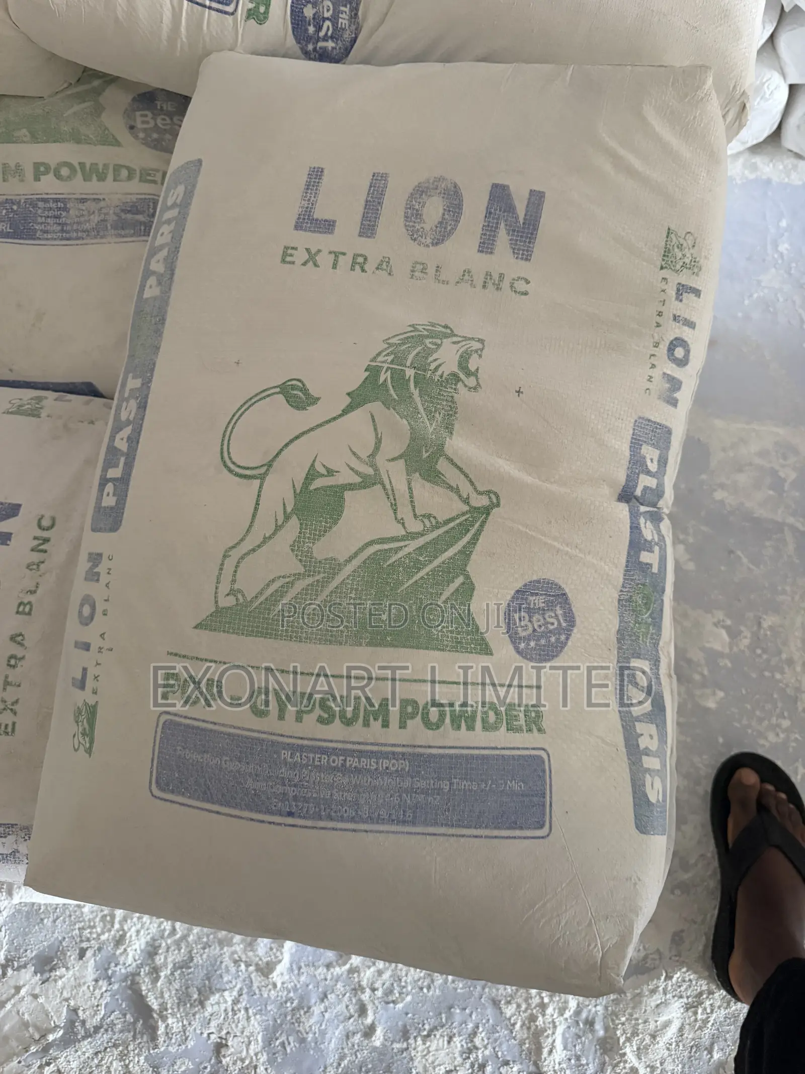 Lion Extra Blanc Gypsum Powder