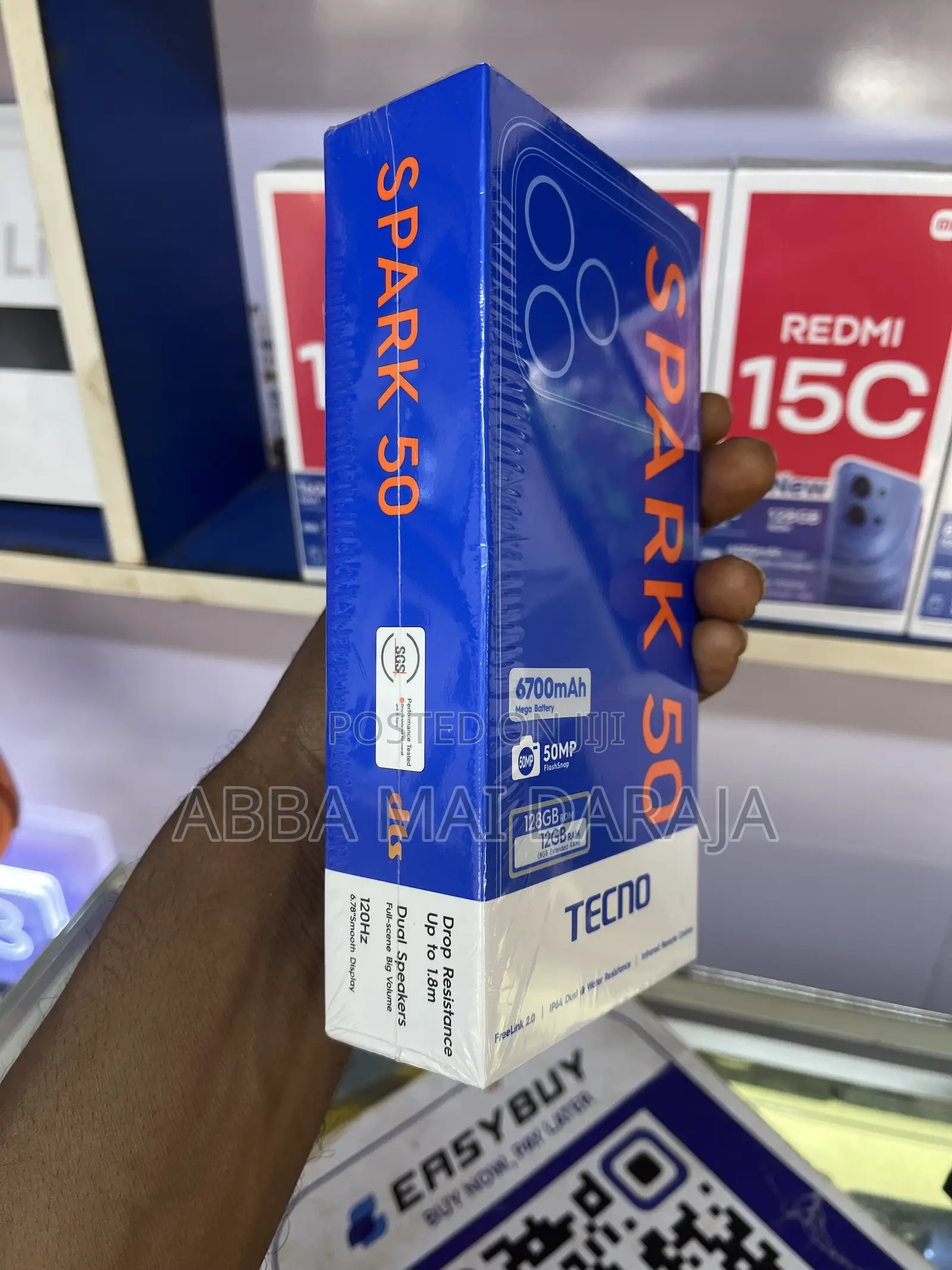 New Tecno Spark 50 128 GB Black