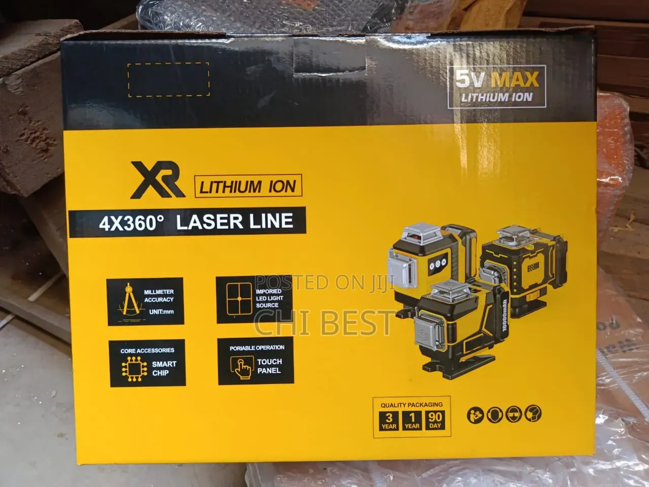 Dewalt 4D Laser Level 360° With Tripod and Remote Control