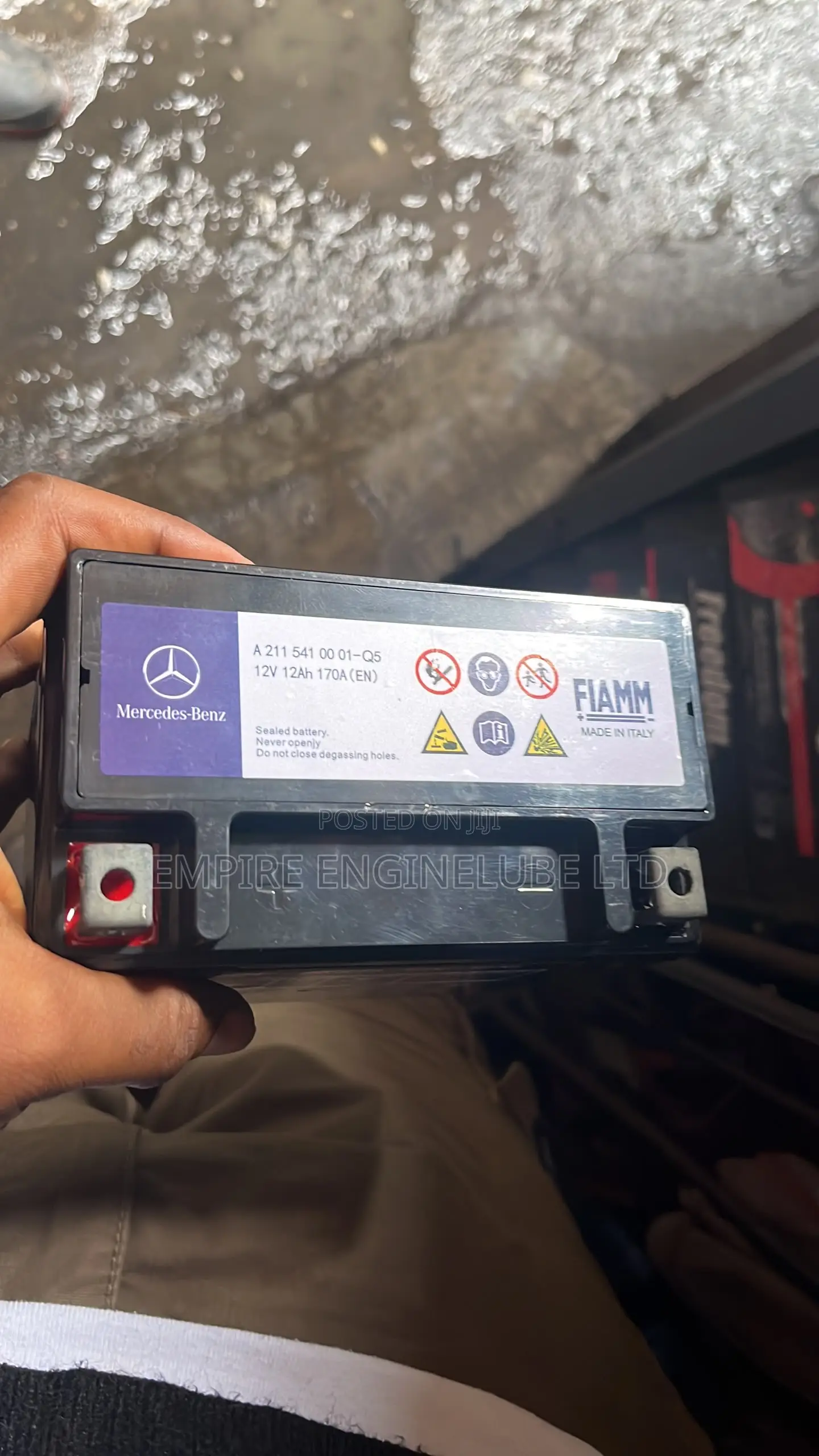 Mercedes Auxiliary Battery 12v 12ah