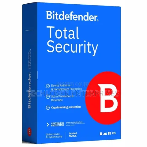 Bitdefender Total Security Multiplatform 25 Devices 1 Year