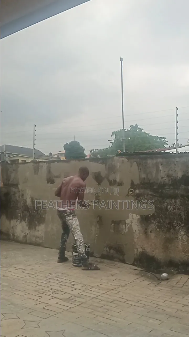 Exterior House Painting and Screeding in Lagos