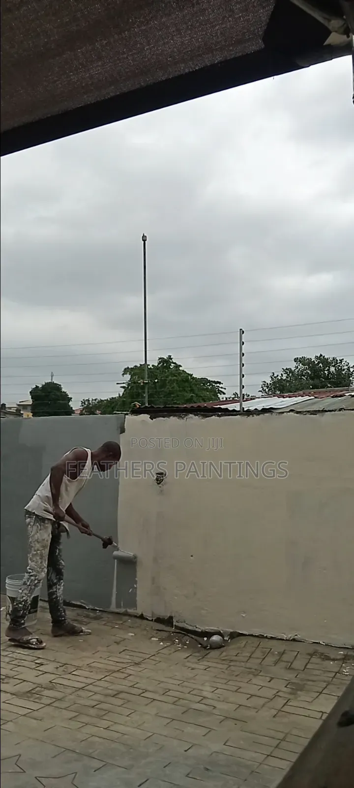 Exterior House Painting and Screeding in Lagos