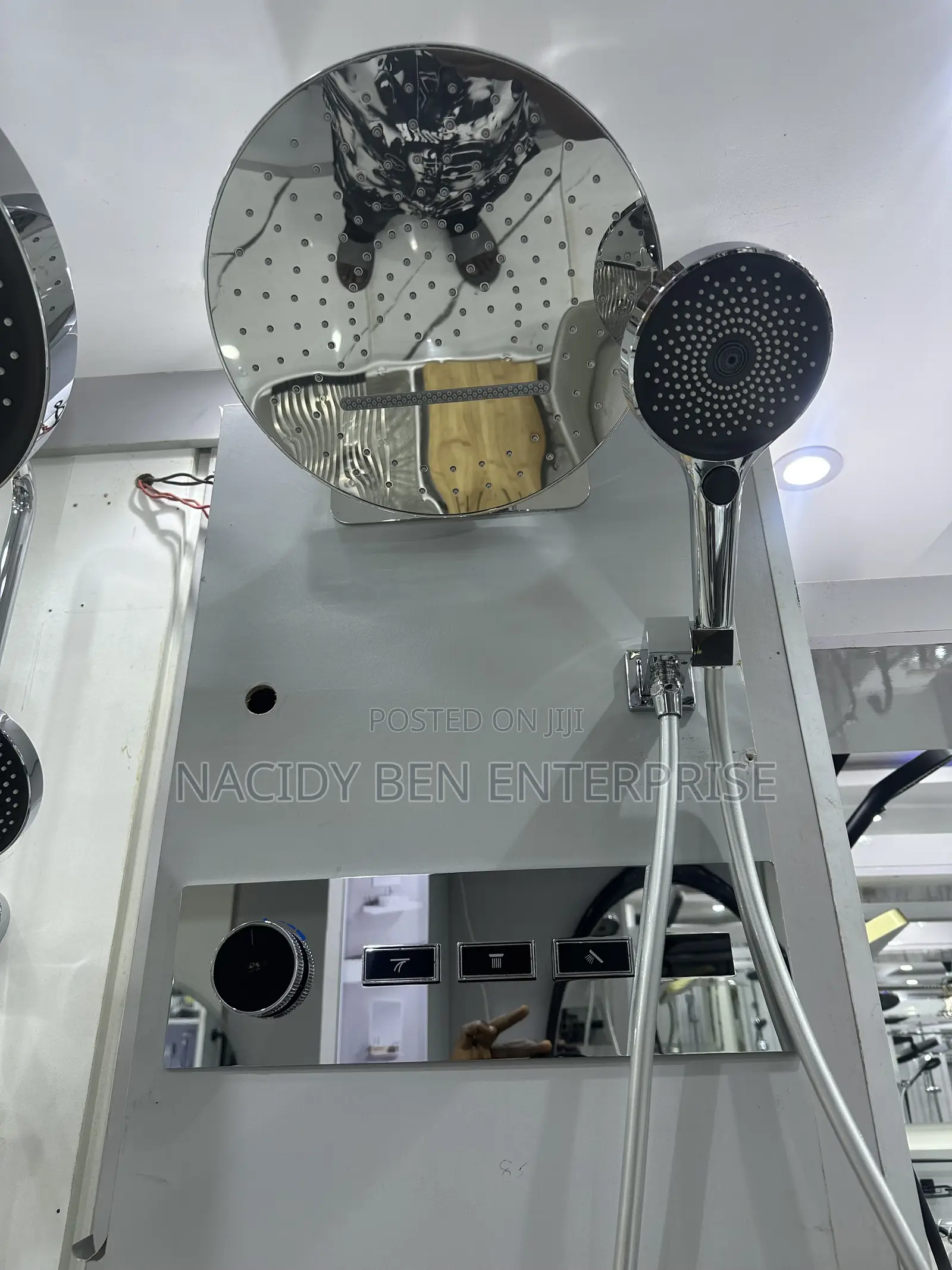Chrome Conceal Rain Shower