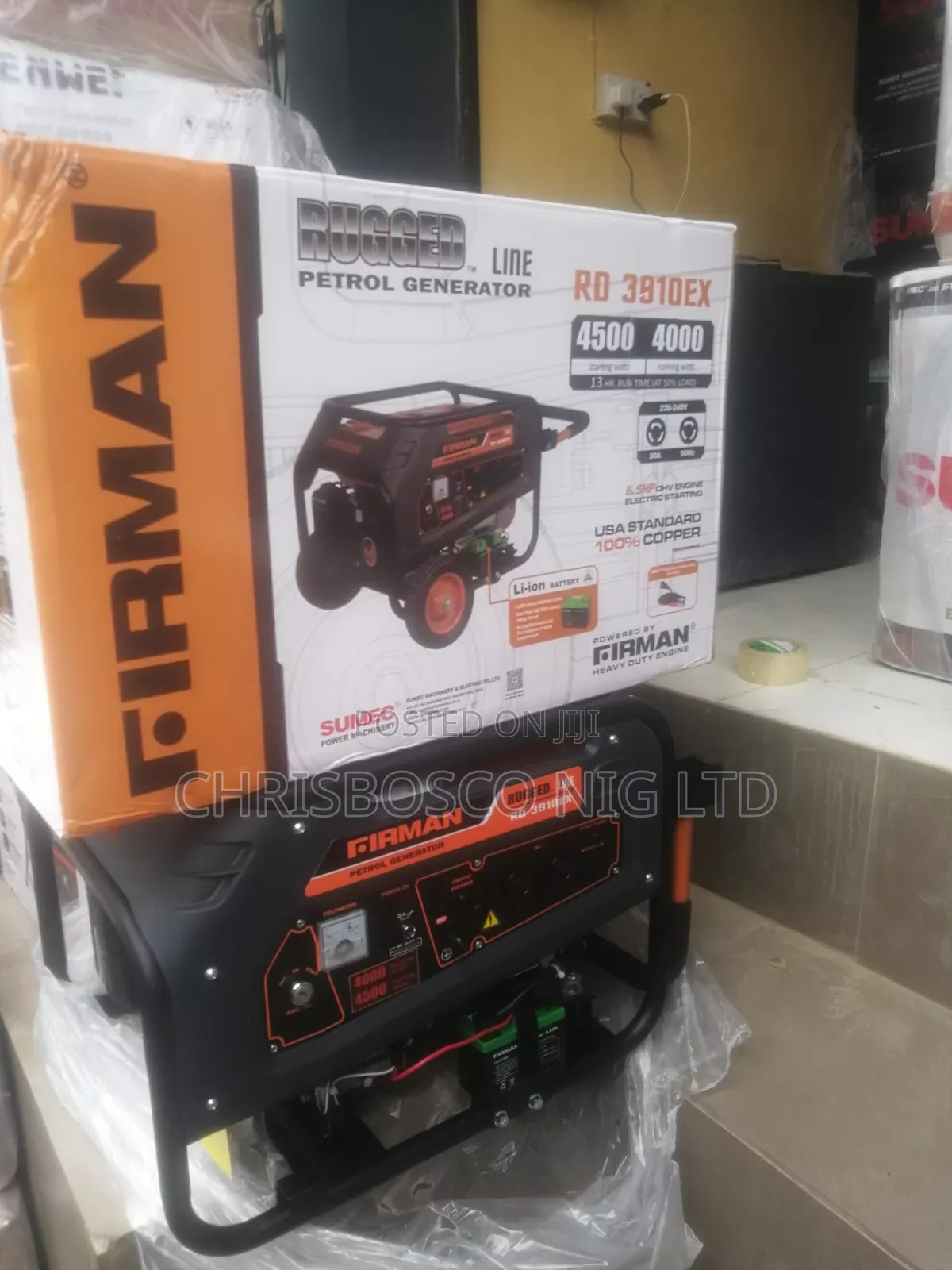 Brand New Firman Generator 4.5kva