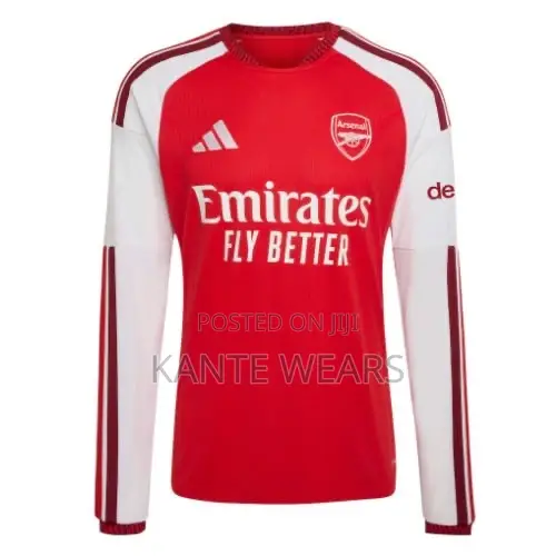 Arsenal Long Sleeve 2026/2027 Home Jersey