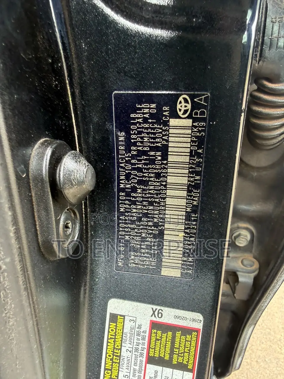 Toyota Corolla 2016 Gray
