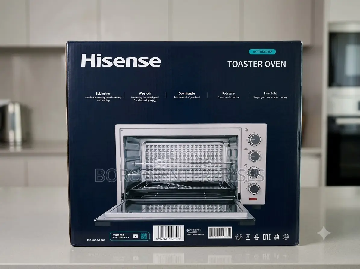 Hisense 48L XL Toaster Oven With Rotisserie Convection-Hisaf48toss20s3