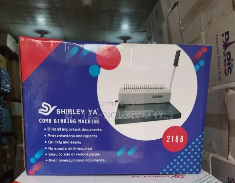 Shirley Ya 2188 Comb Binding Machine