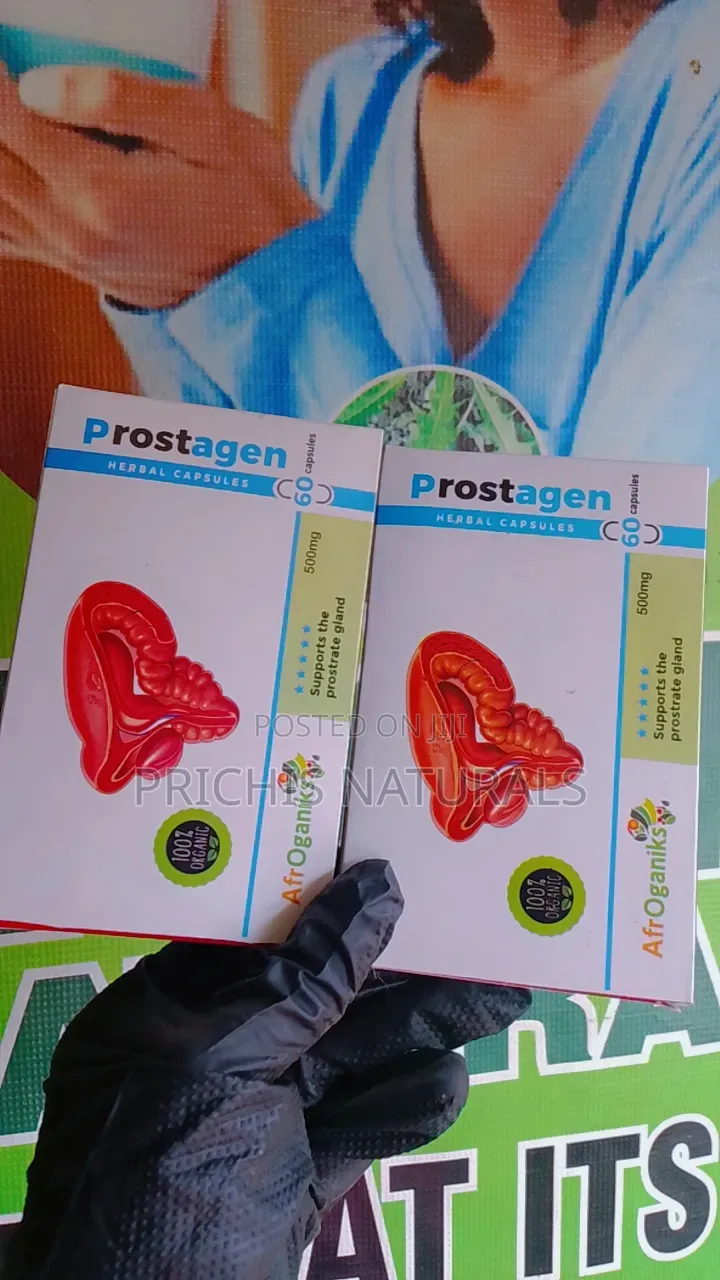 Afroganiks Prostagen Herbal Capsules – Men's Prostate Urinary