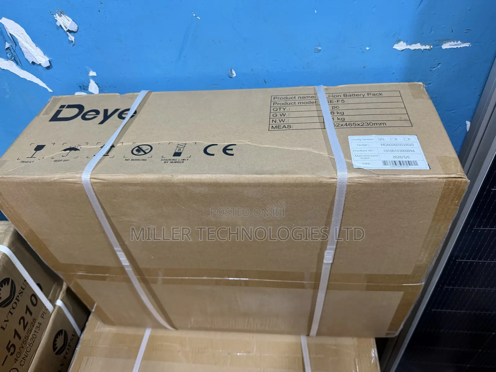 Deye 5kWh LiFePO4 Solar Battery SE-F5