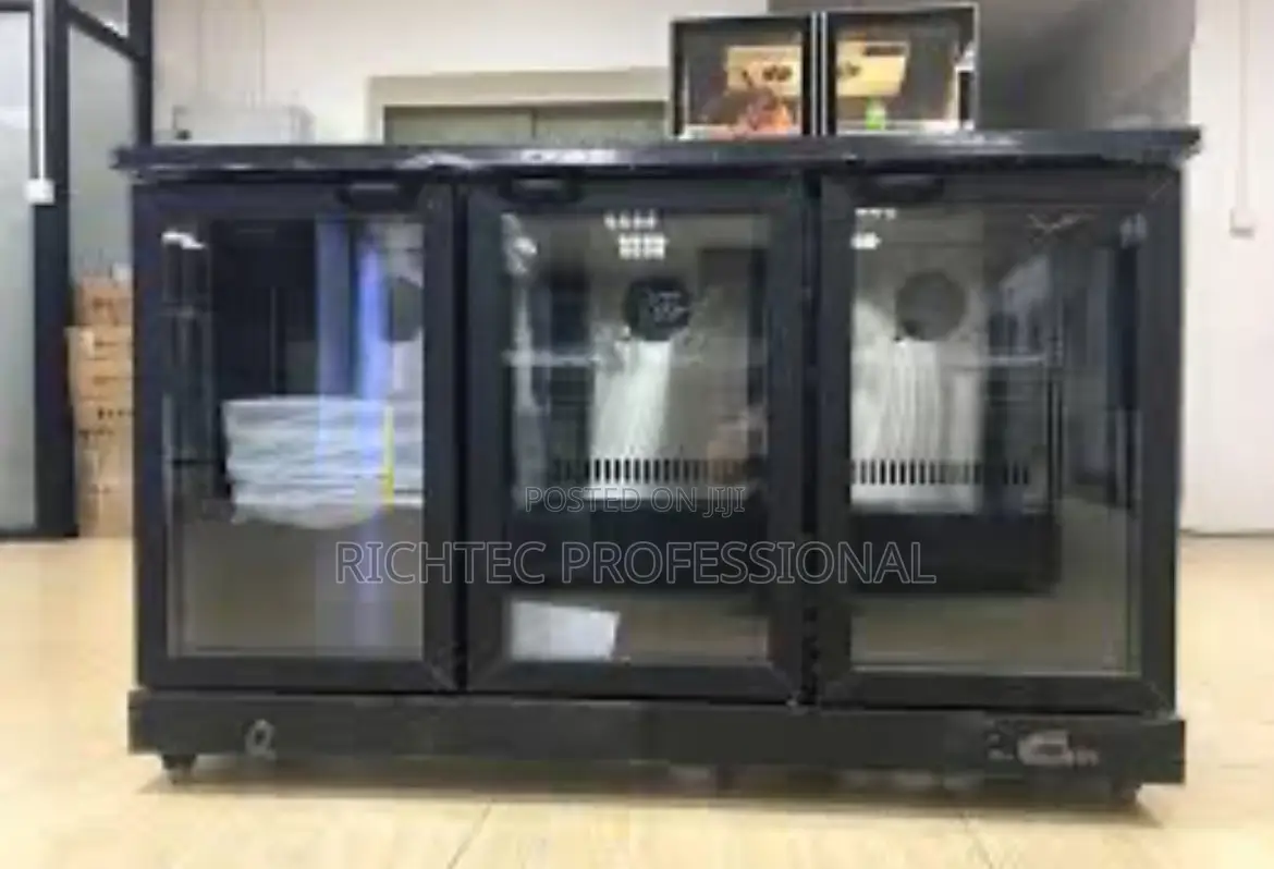 High Quality Commercial Black Undercounter Refrigerator