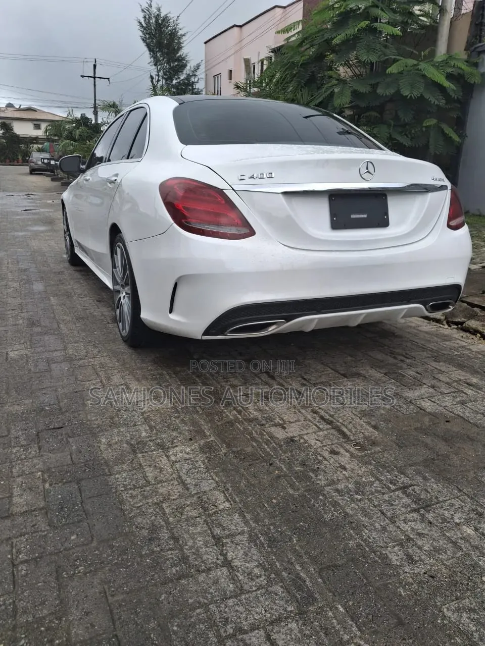 Mercedes-Benz C400 4Matic AWD Sedan (3.0L V6 7A) 2015 White