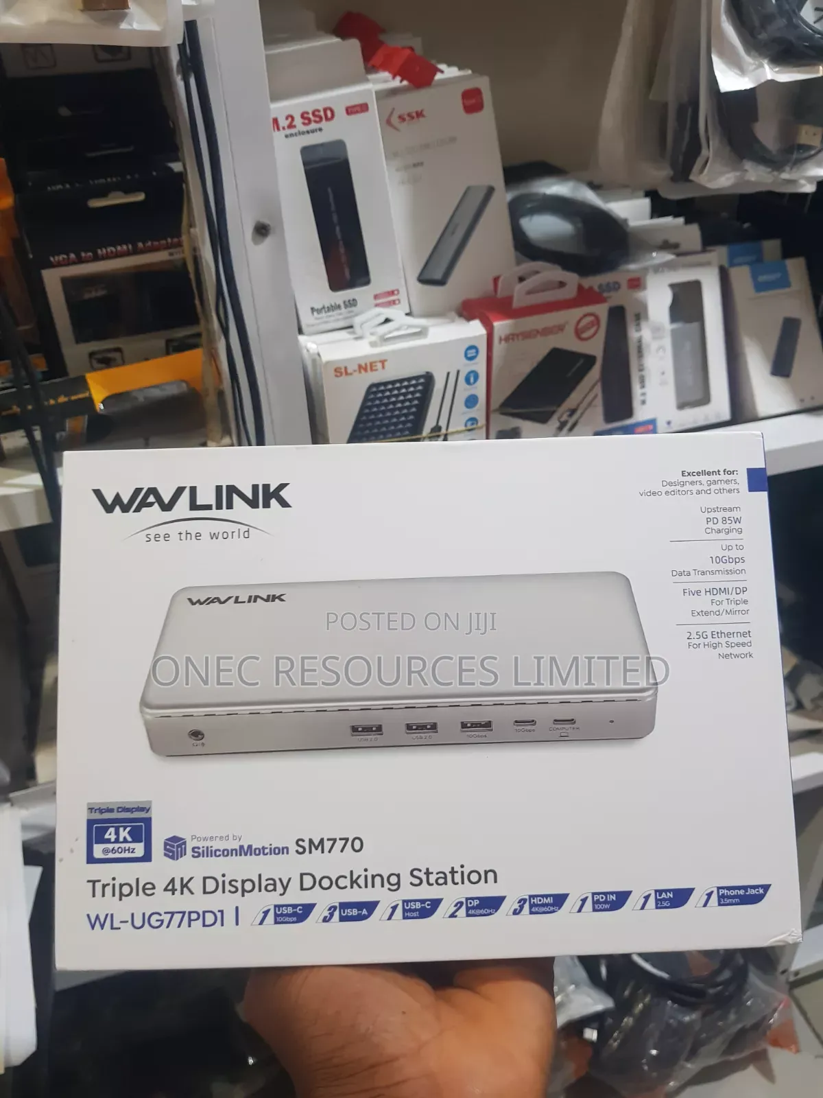 Wavlink USB 4 Docking Station 40gbps, Single /Triple Monitor