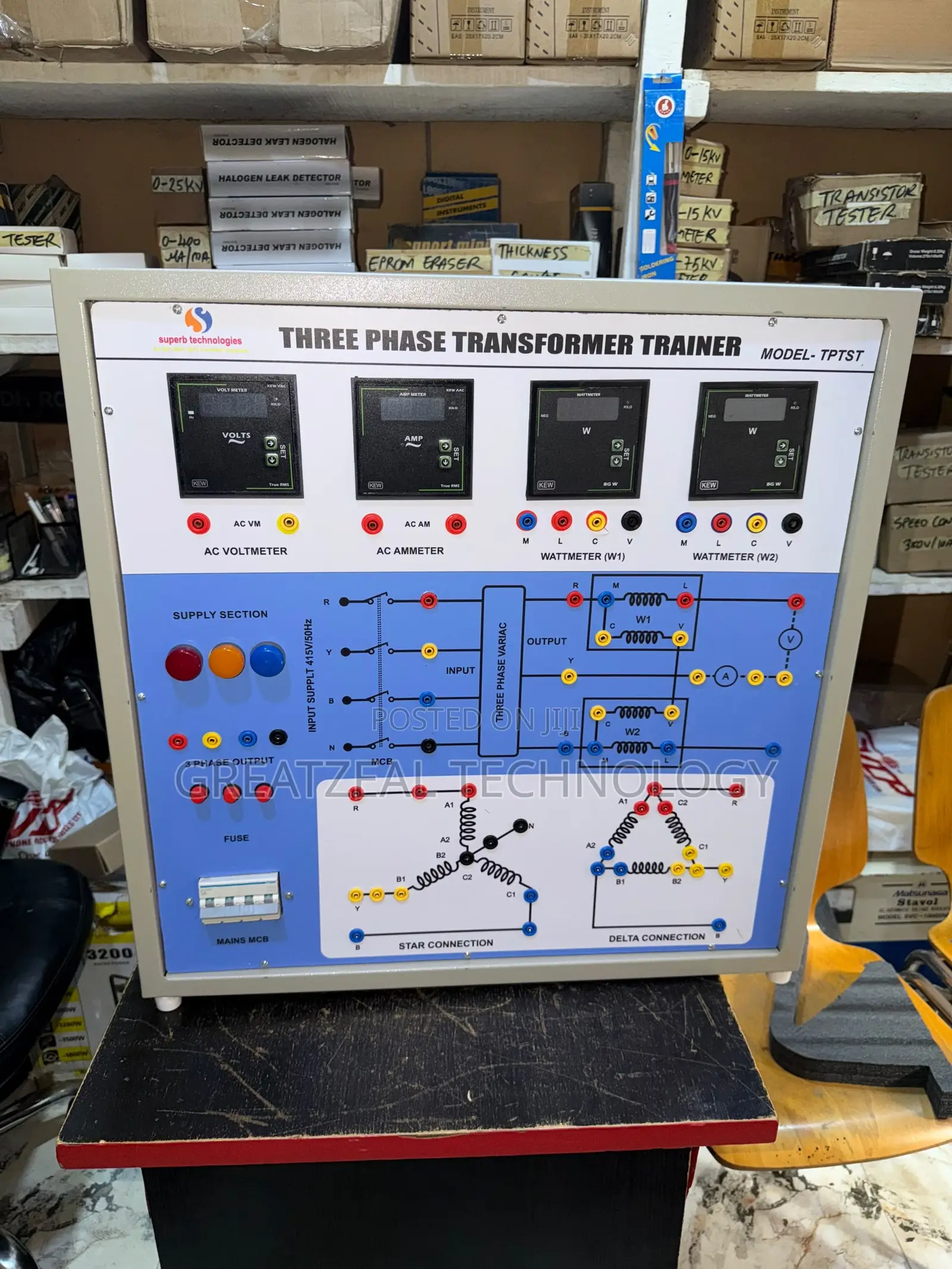 Three Phase Transformer Trainer