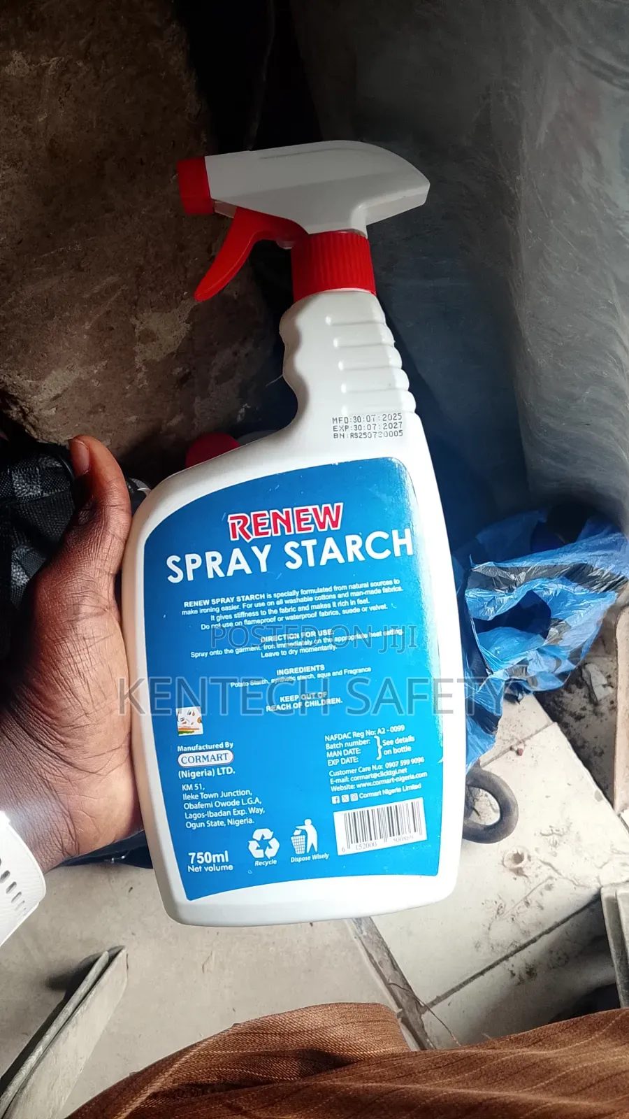 Renew Spray Starch 750ml
