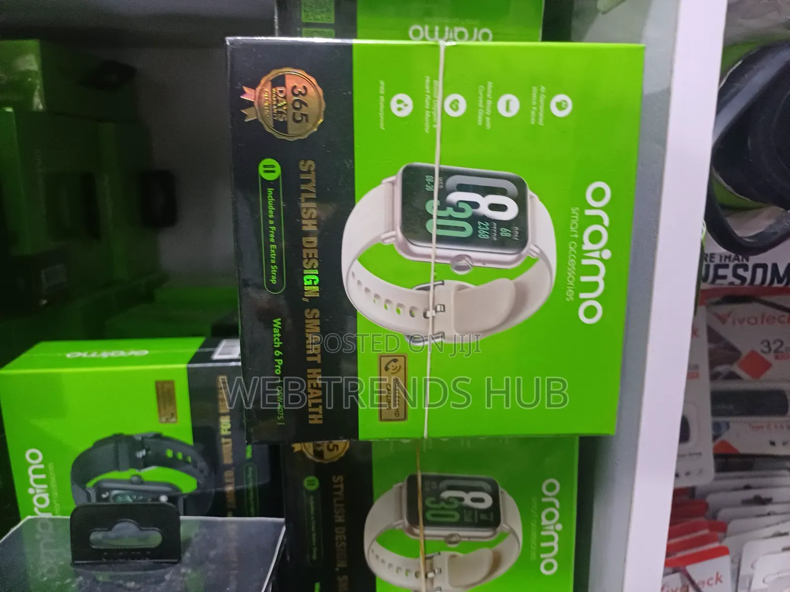 Oraimo Watch 6 Pro (OSW-807S) (HD Wireless Calling + Free Strap)