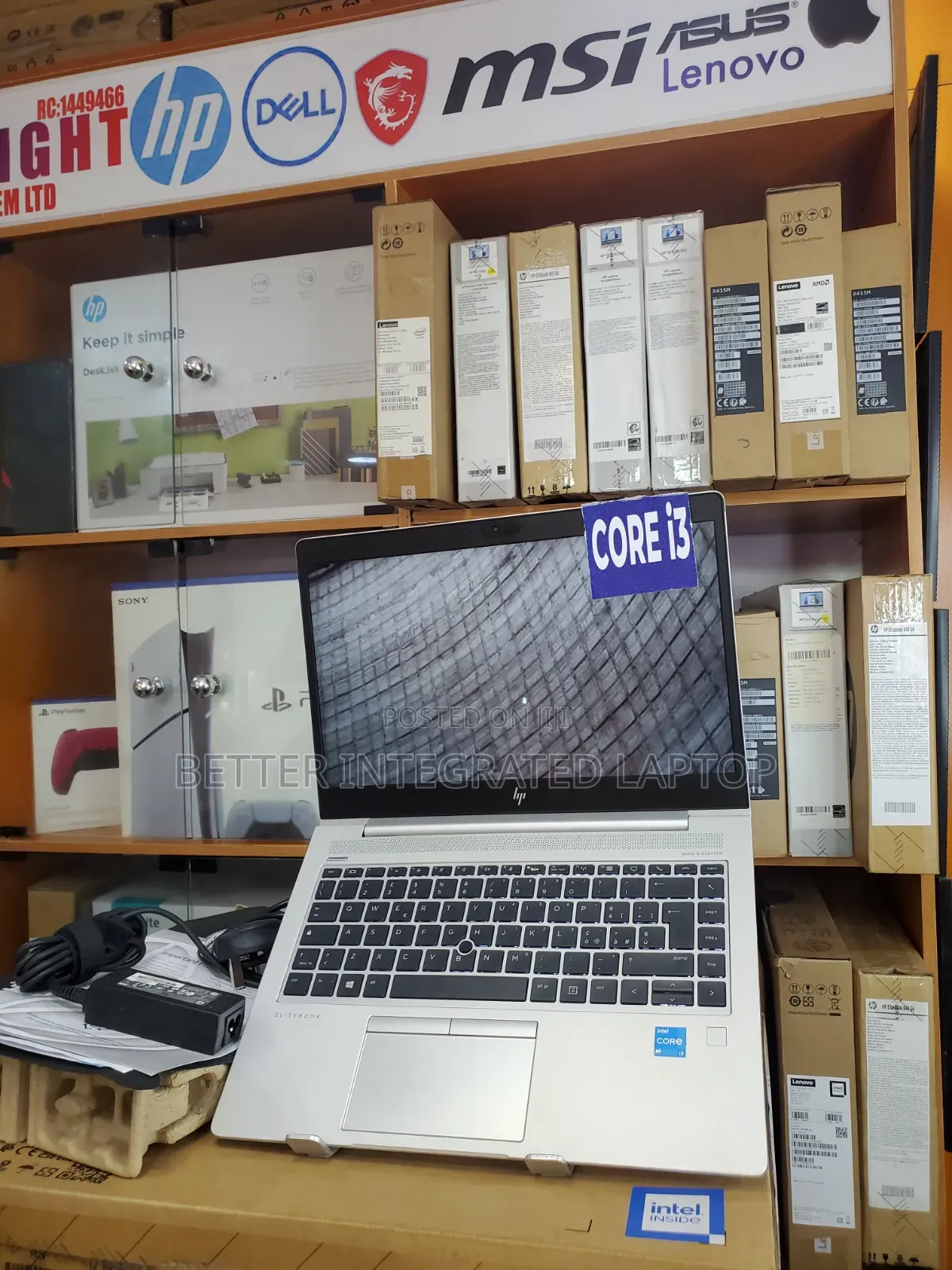New Laptop HP EliteBook 840 G6 8GB Intel Core i3 SSD 256GB