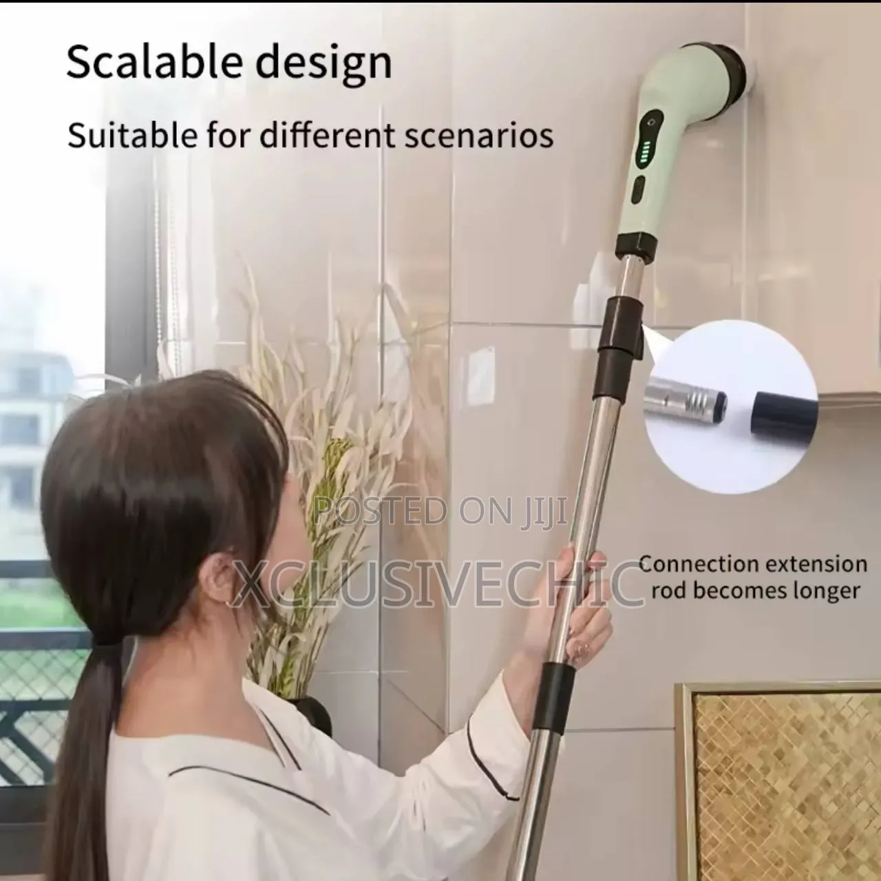 9-in-1 Electric Spin Cleaning Scrubber Brush