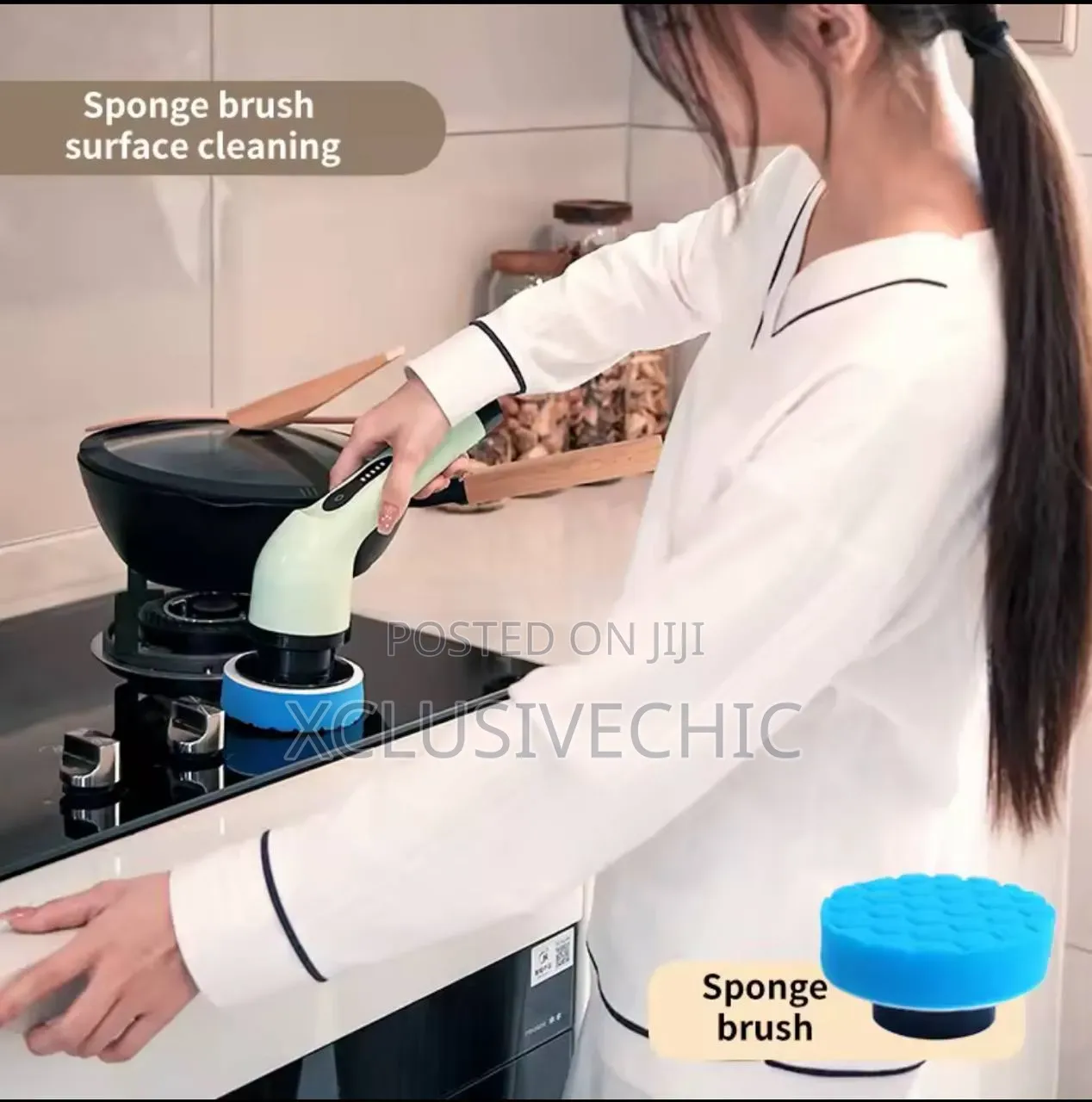 9-in-1 Electric Spin Cleaning Scrubber Brush