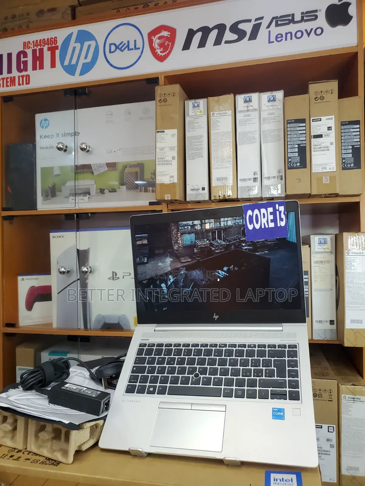 New Laptop HP EliteBook 840 G3 12GB Intel Core i3 SSD 256GB