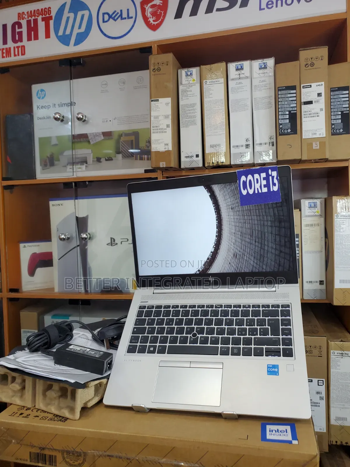 New Laptop HP EliteBook 840 G3 16GB Intel Core i3 SSD 256GB