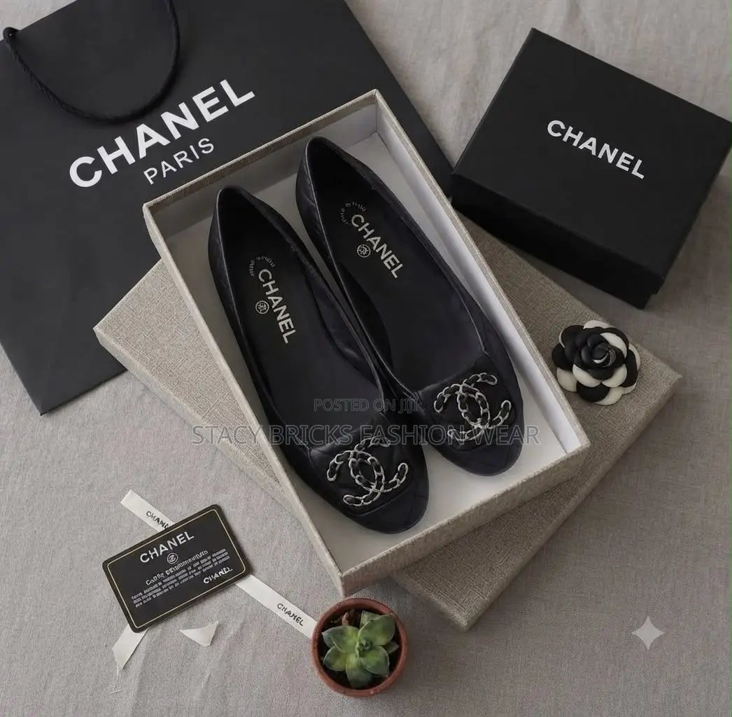 Luxury Chanel Cover Shoe Comes With Full Package