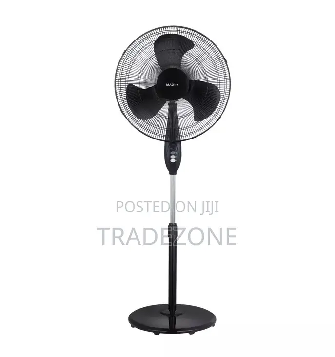 Maxi 18" Standing Fan in Black | FAN 45-12p