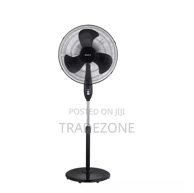 Maxi 18" Standing Fan in Black | FAN 45-12p