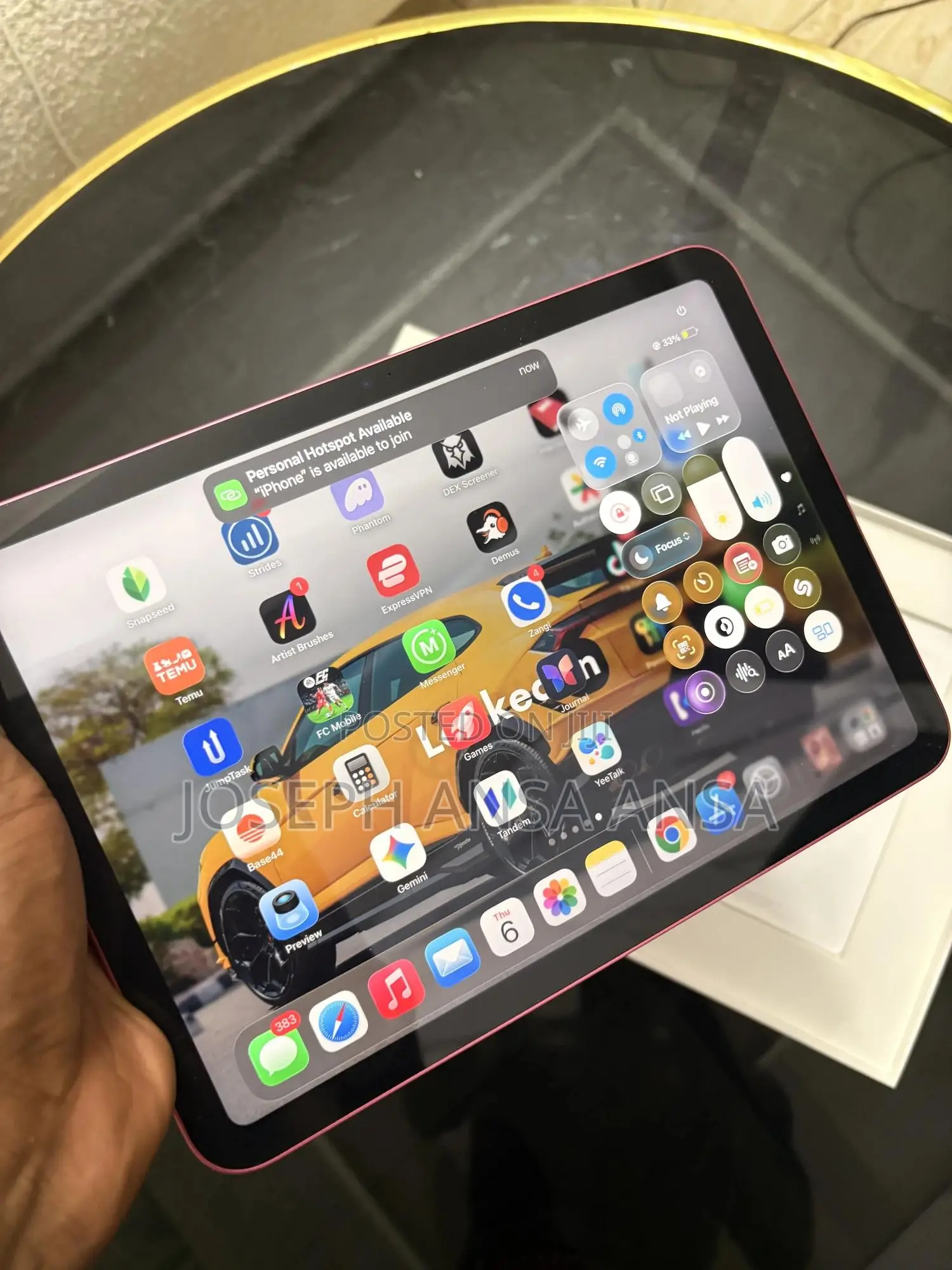 Apple iPad 10.2 (2020) Wi-Fi 64 GB Pink