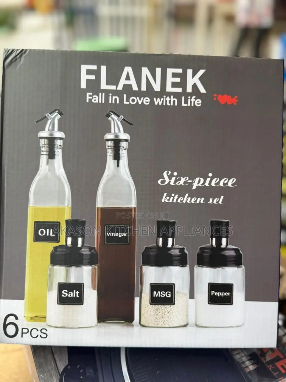 5 in 1 Oil Jar / Spice Rack