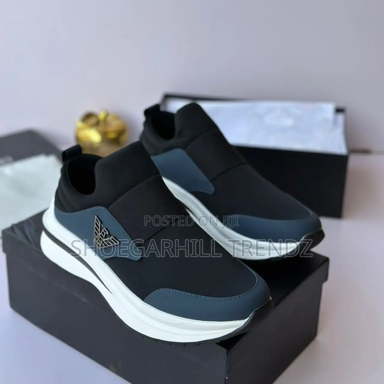 Georgio Armani Luxury Slip-on Sneakers
