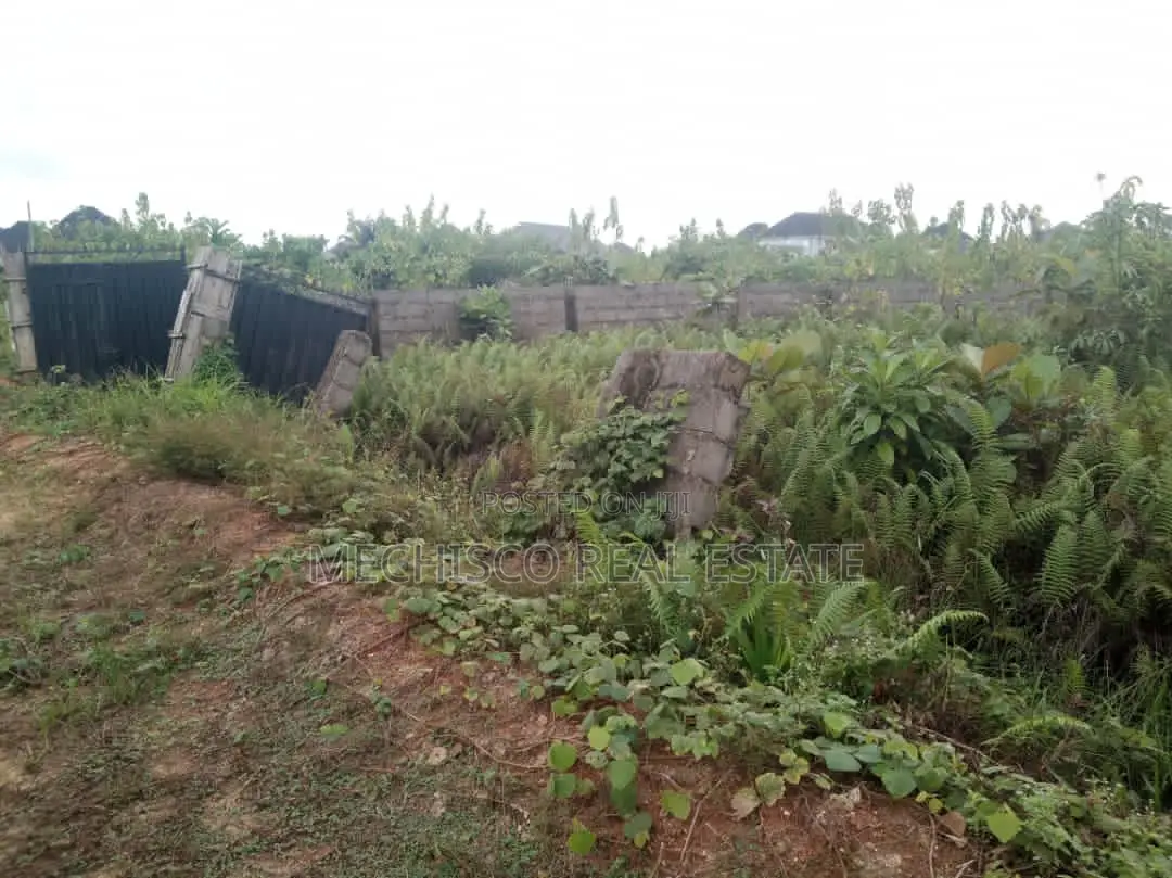 2 Half Plots of Fenced Land for Sale at Eliozu Shell Cooperative