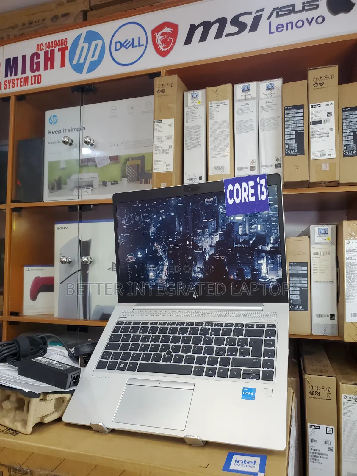 New Laptop HP EliteBook 840 G6 8GB Intel Core i3 SSD 512GB