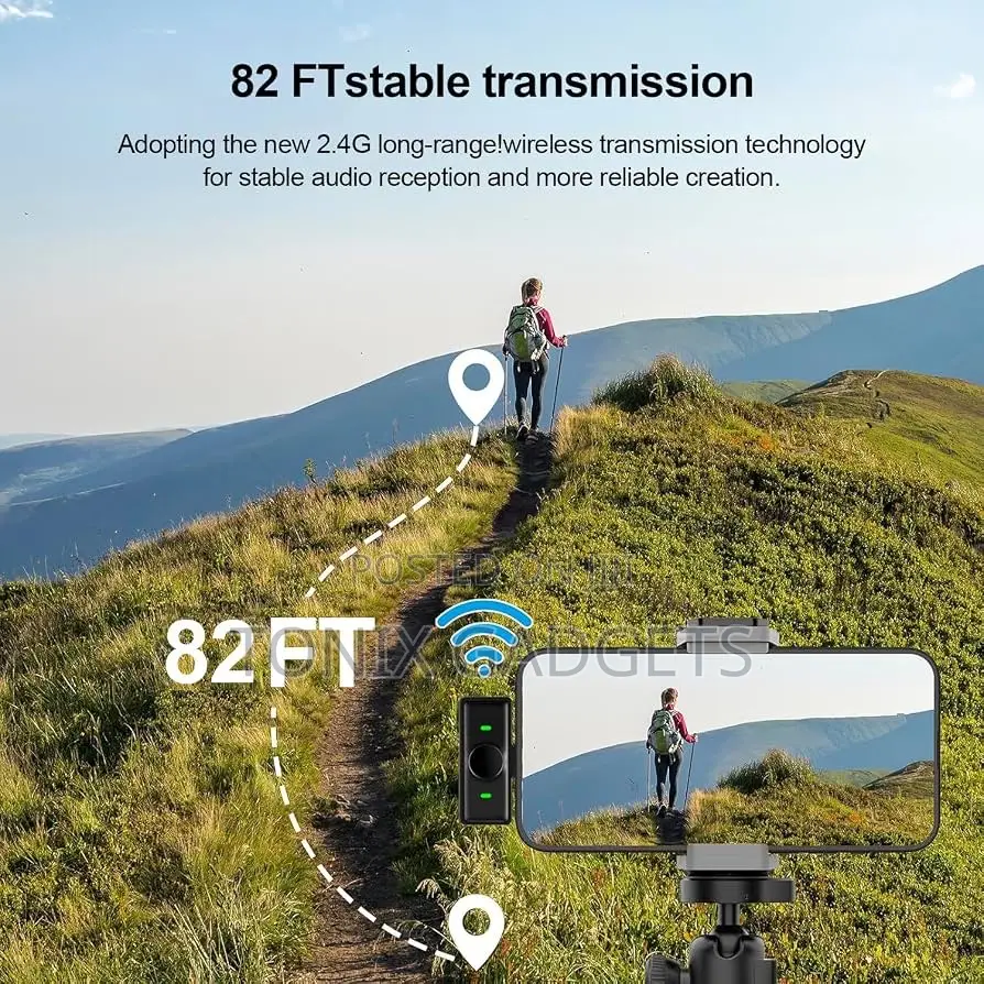 360° Adjustable Microphone (Video Recording, Interview, Etc) -