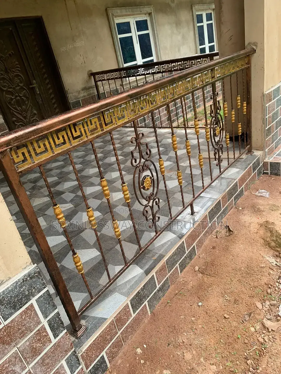 IronCraft Classic | Strong Raw Iron Handrails