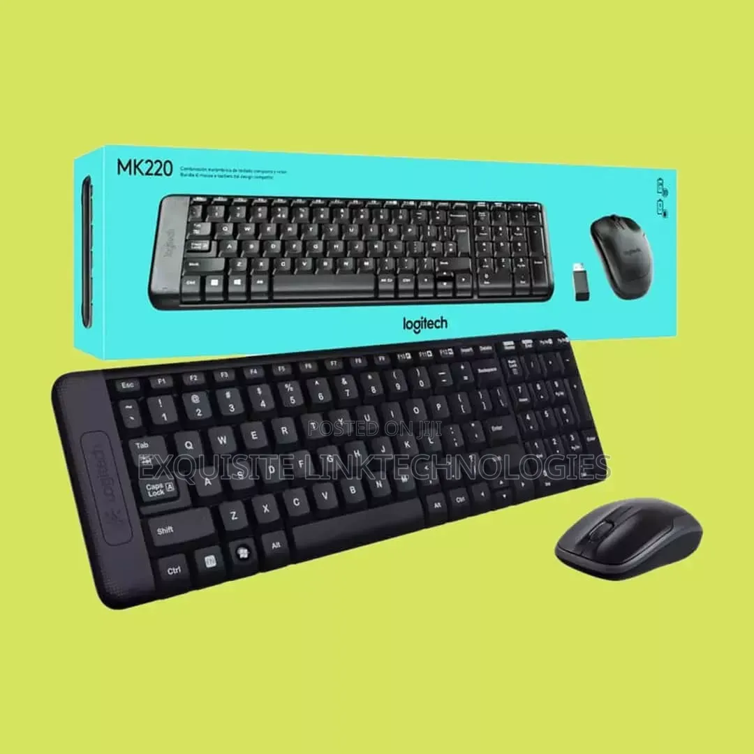Logitech Mk220 Wireless Keyboard.