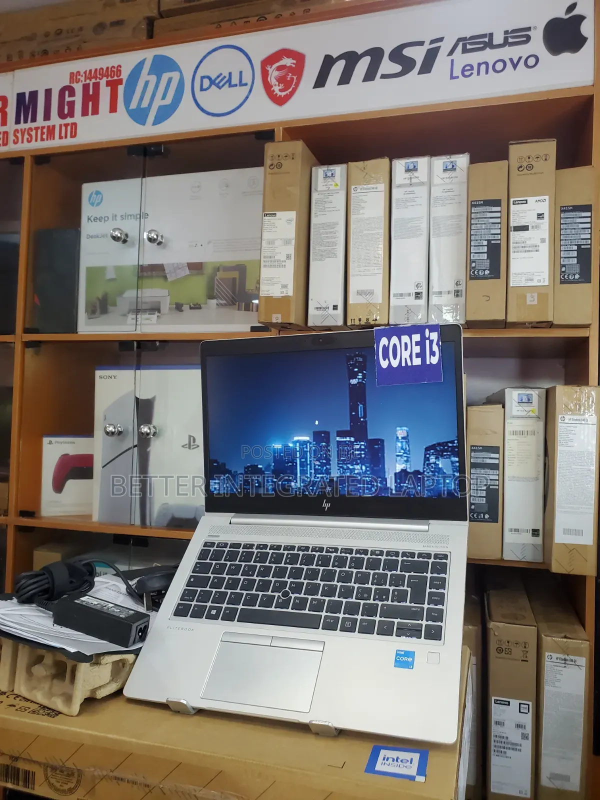 New Laptop HP EliteBook 840 G5 16GB Intel Core i3 SSD 256GB