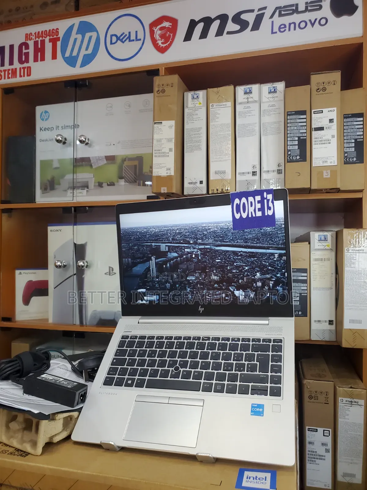 New Laptop HP EliteBook 840 G5 16GB Intel Core i3 SSD 256GB
