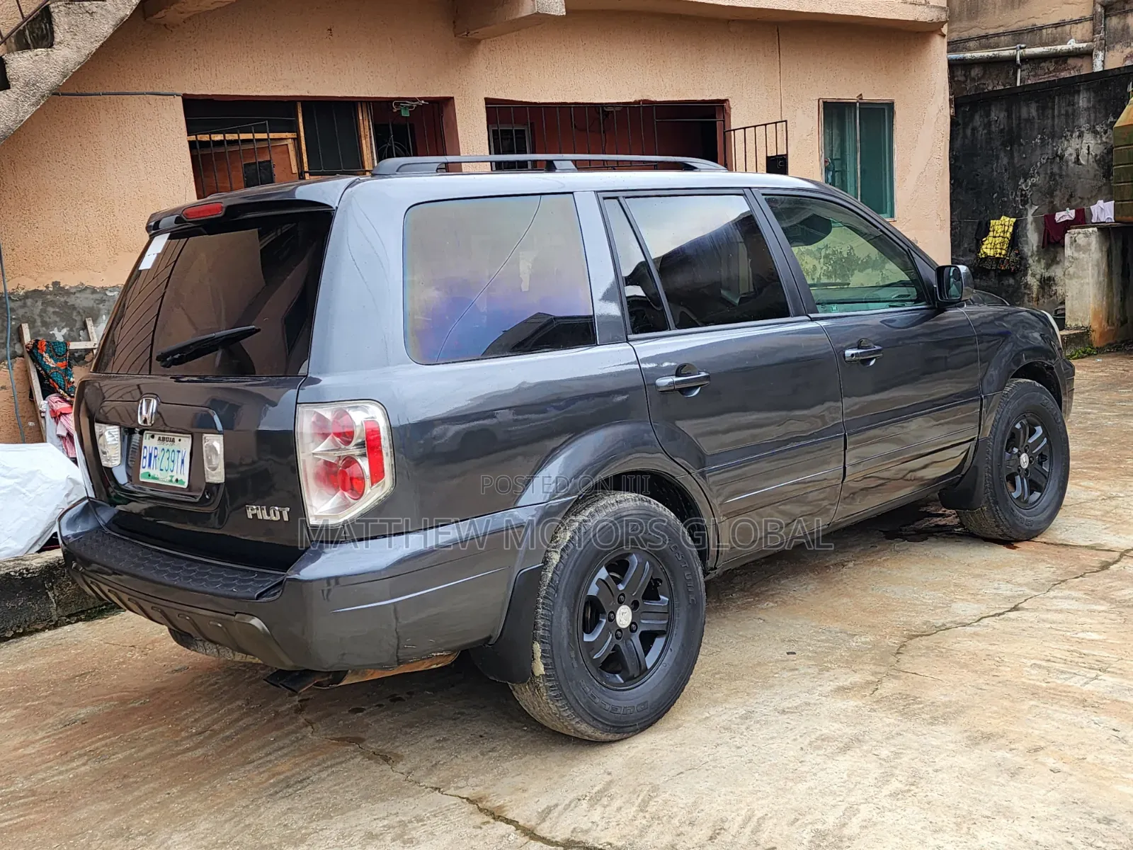 Honda Pilot EX-L 4x4 (3.5L 6cyl 5A) 2004 Gray