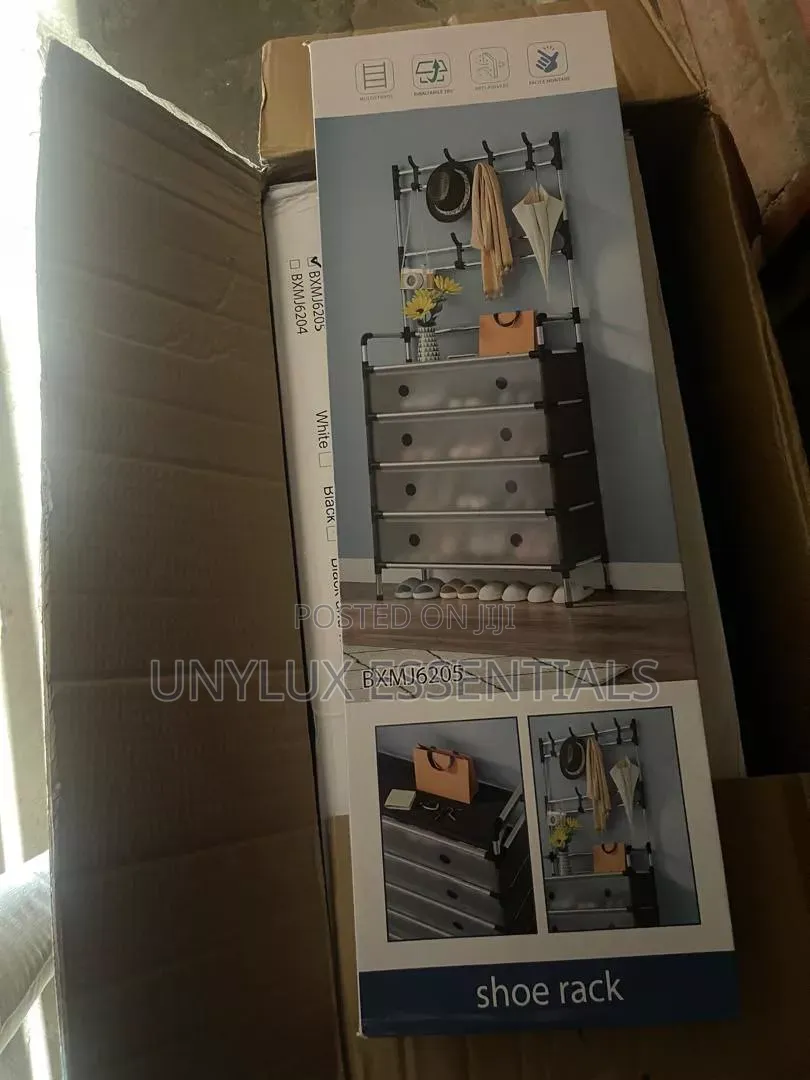 5 Step Shoe and Hat Rack Plastic Cover