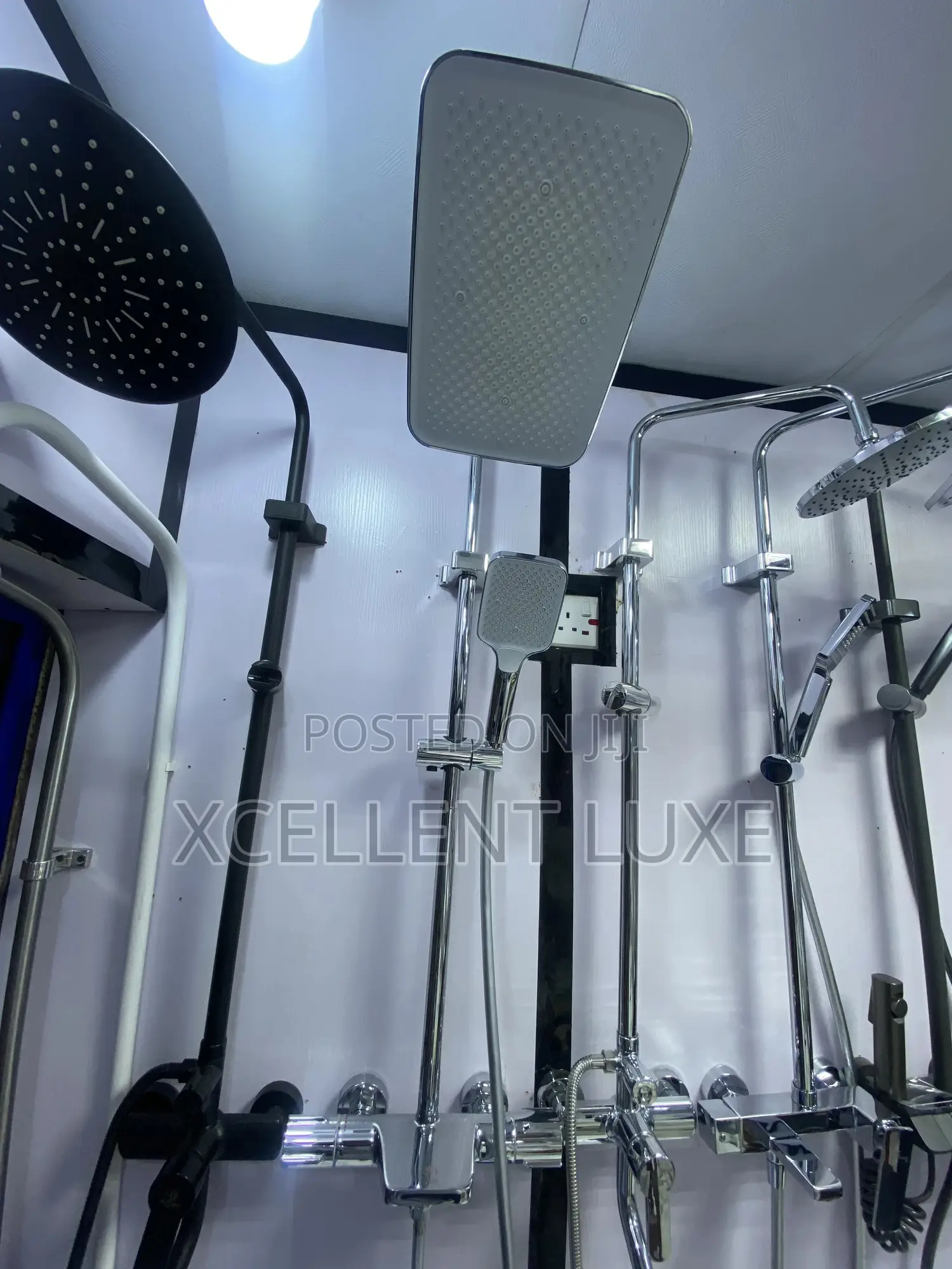 Thermostatic Chrome Shower Mixer Set (British Standard)