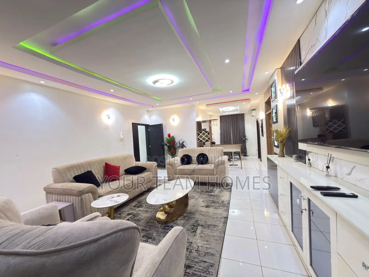 Furnished 3bdrm Apartment in Wuye, Abuja (FCT) for rent