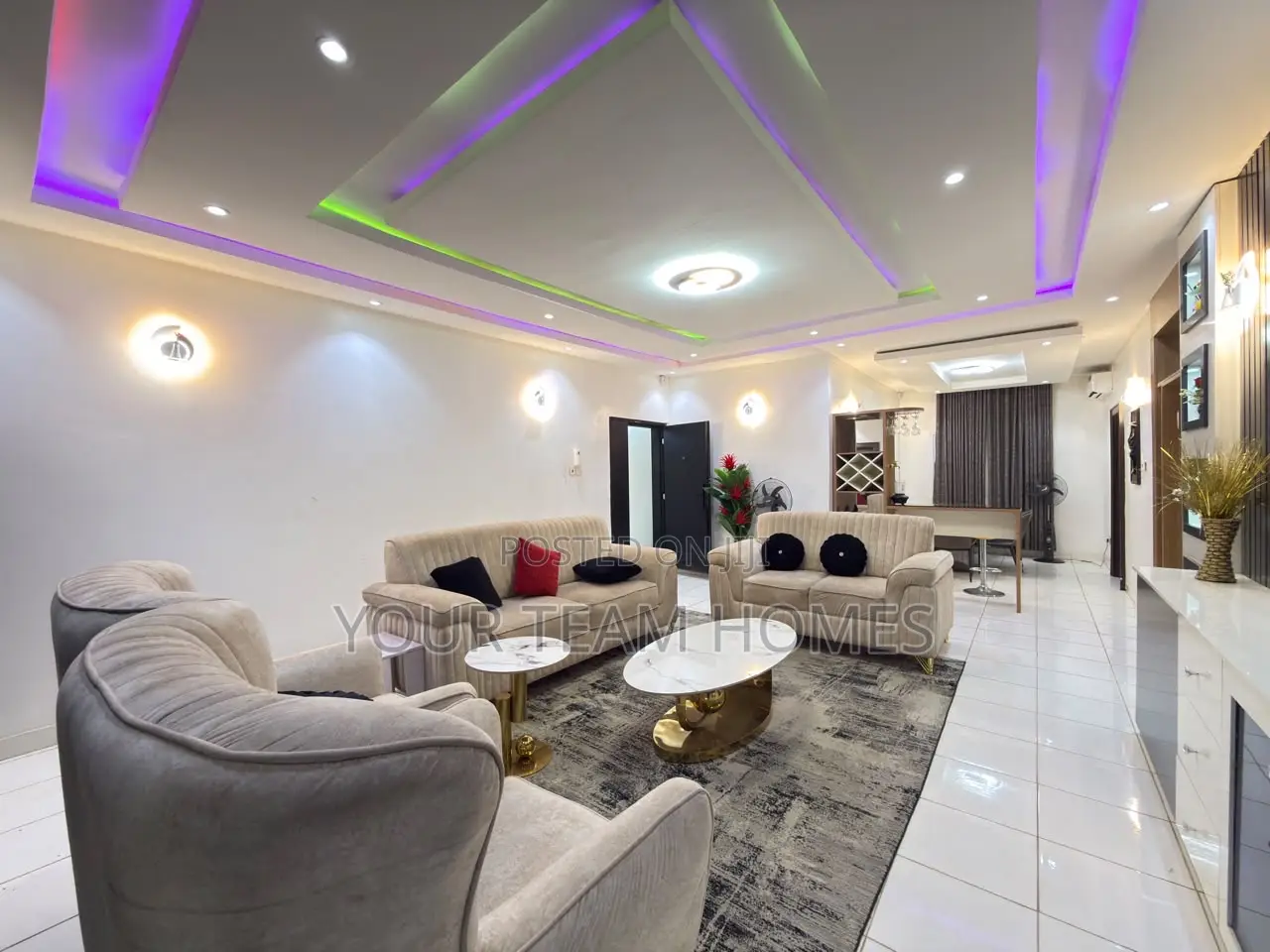 Furnished 3bdrm Apartment in Wuye, Abuja (FCT) for rent