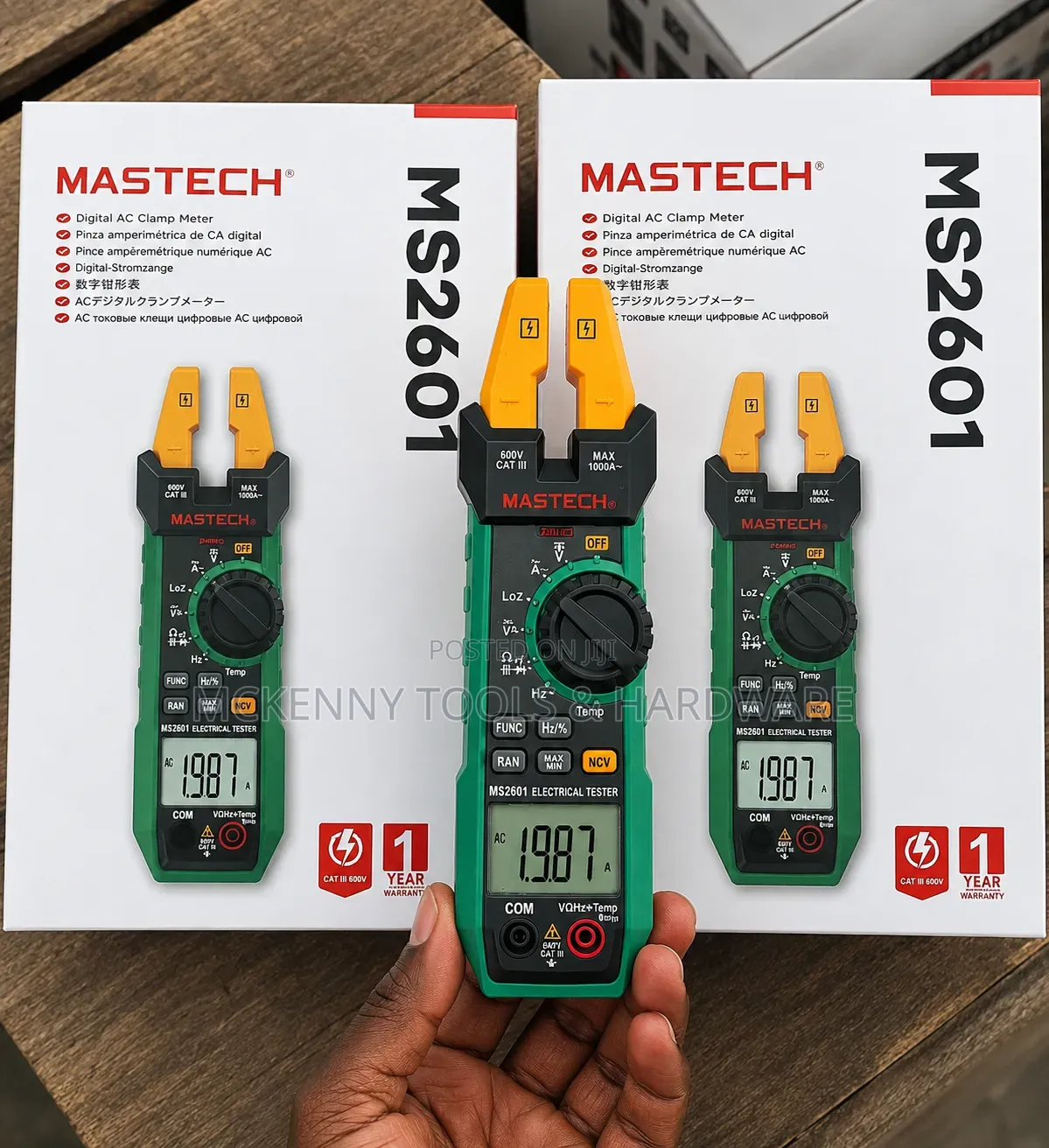 Mastech MS2601 Digital AC Clamp Meter,
