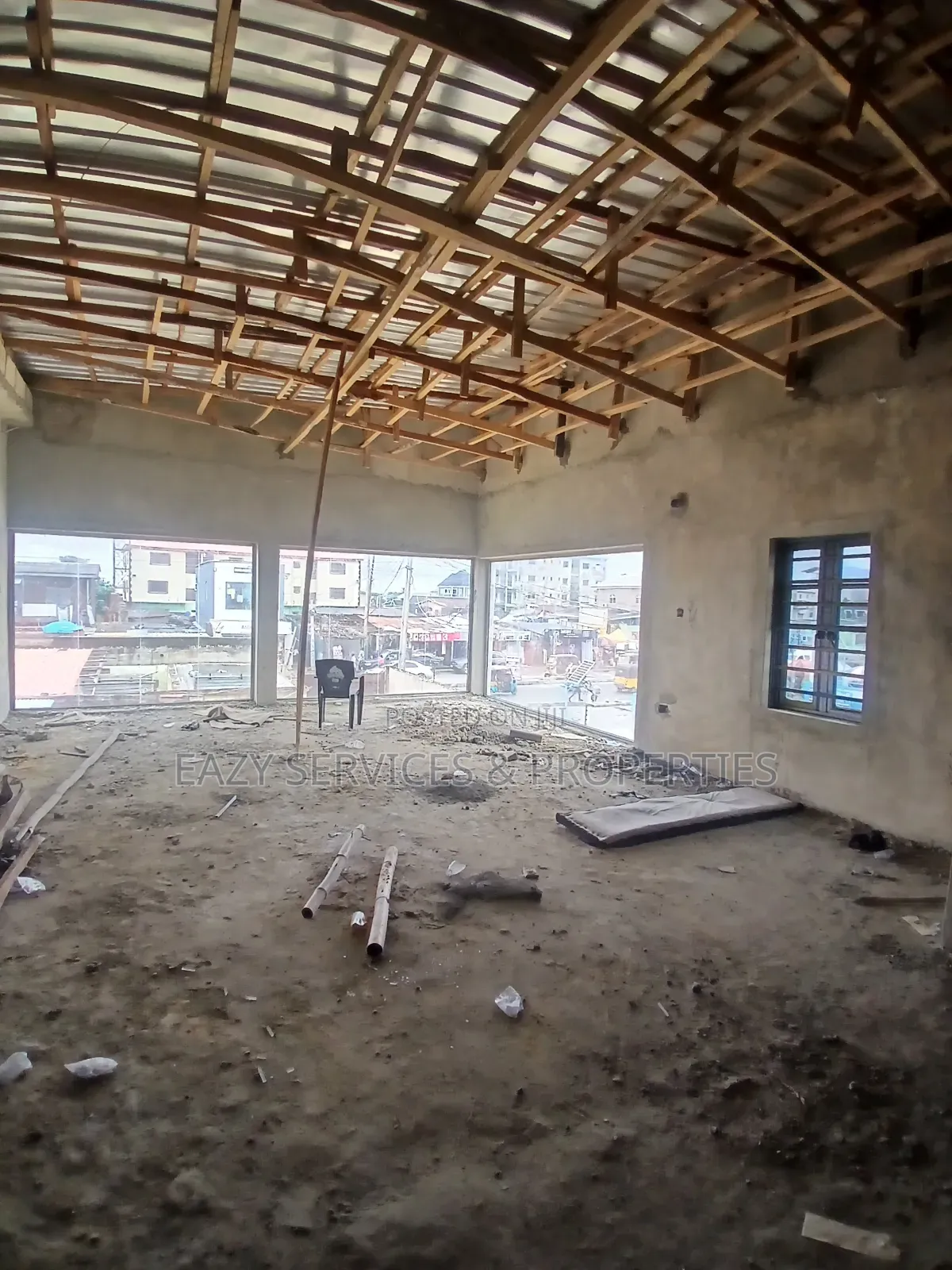 Commercial Spaces With 2toilets, Admin Office Prepaid Meter at Ajah