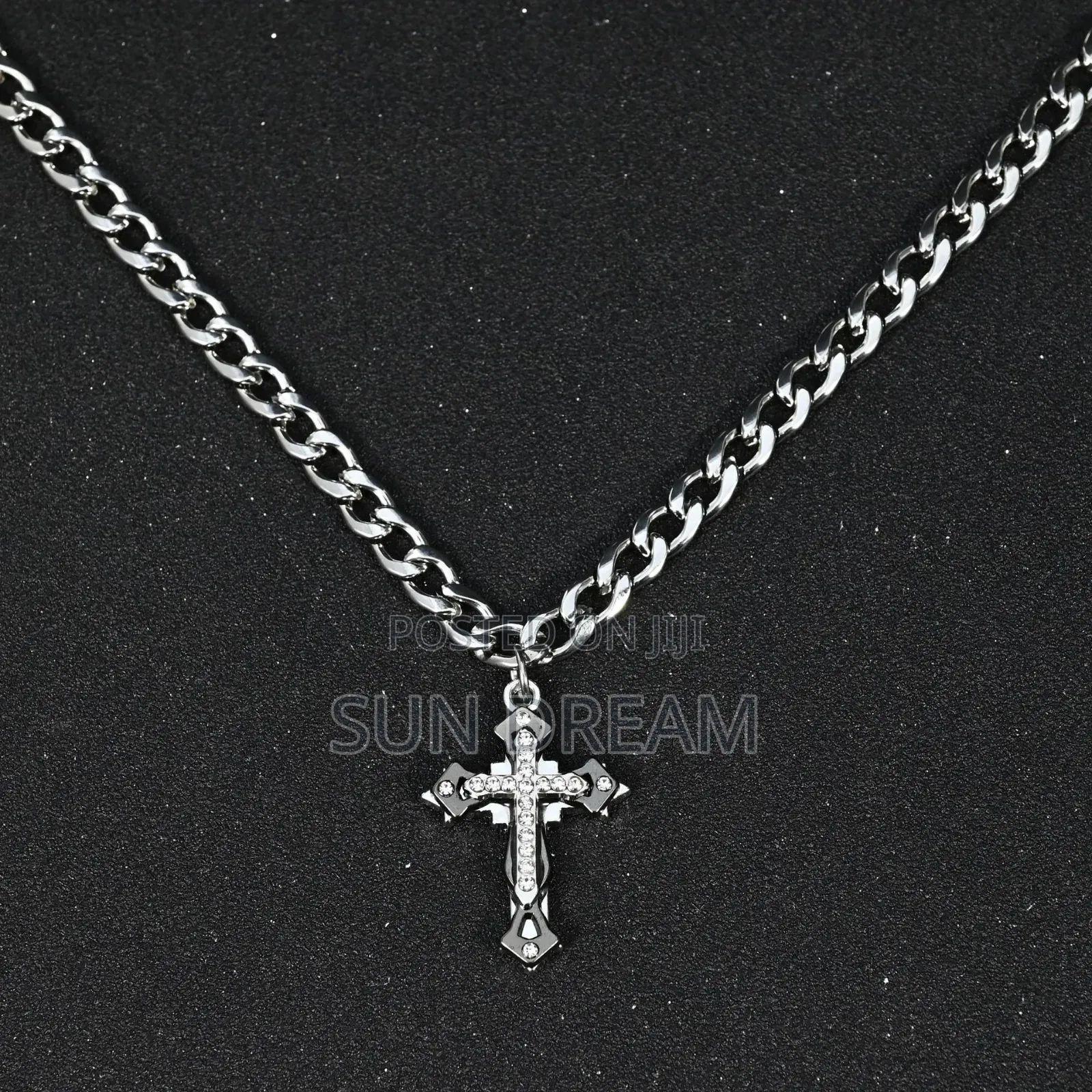 Men Cross Necklaces Silver Necklace Designer Necklace