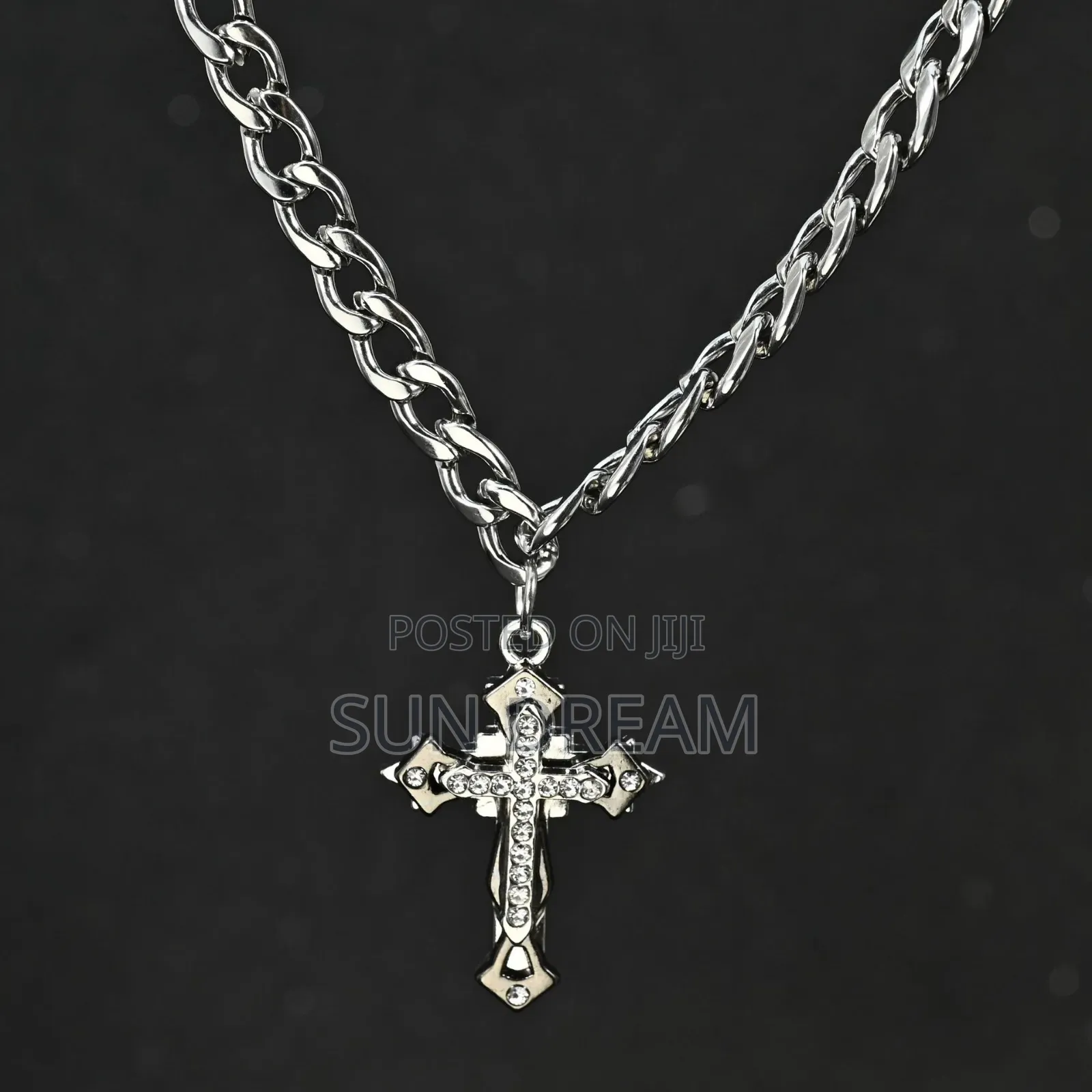 Men Cross Necklaces Silver Necklace Designer Necklace