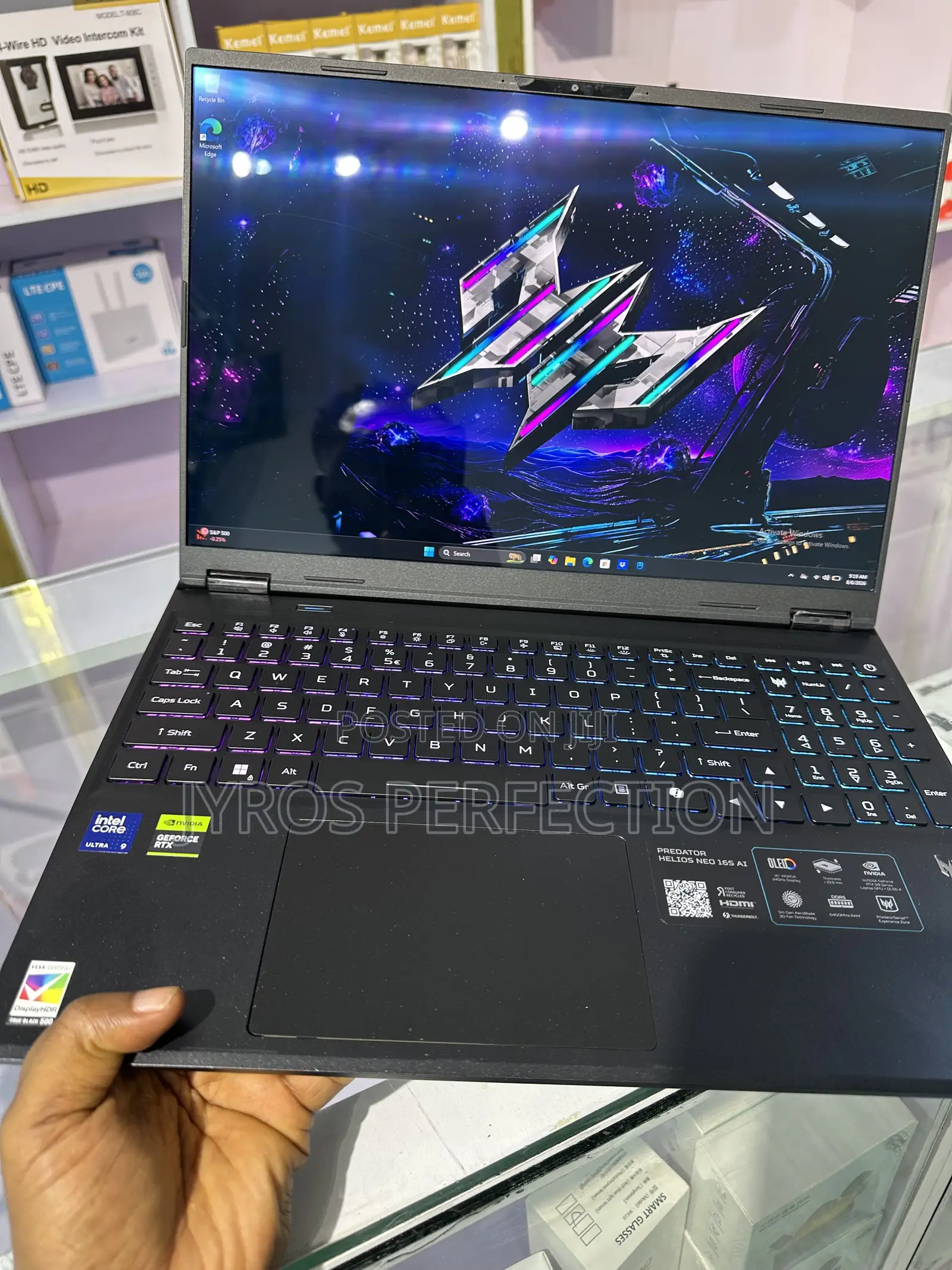 Laptop Acer Predator Helios Neo 16 32GB Intel Core Ultra 9 SSD 1T